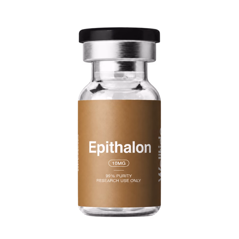 Welltide Epithalon 10mg vial with gold label