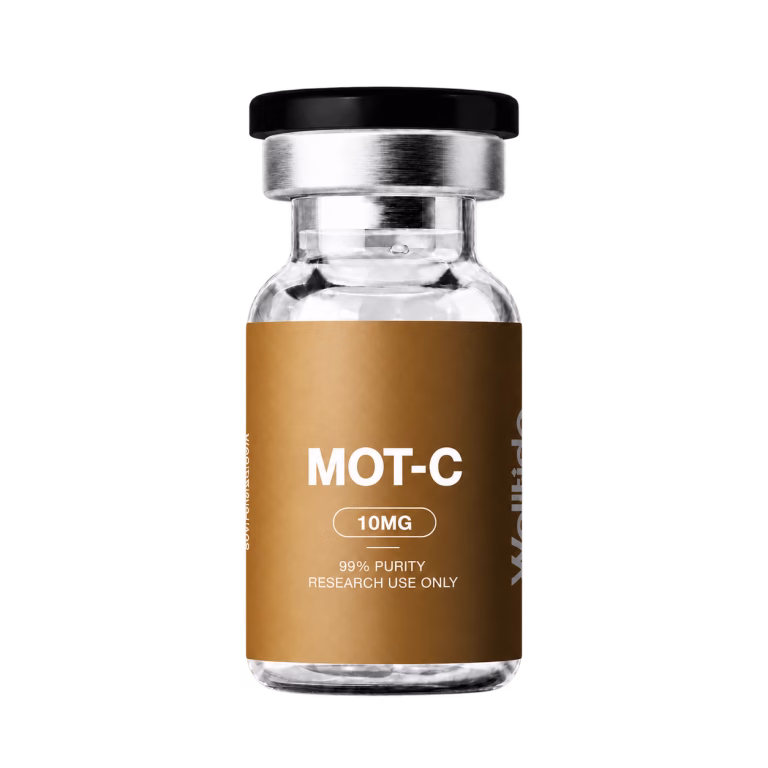 Welltide MOT-C 10mg vial with gold label