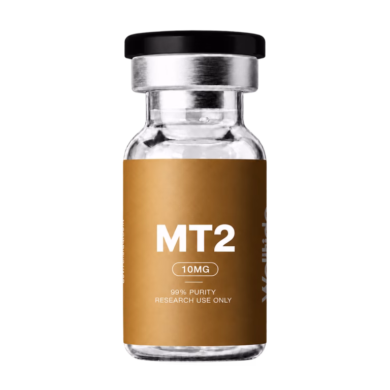 Welltide MT2 10mg vial with gold label